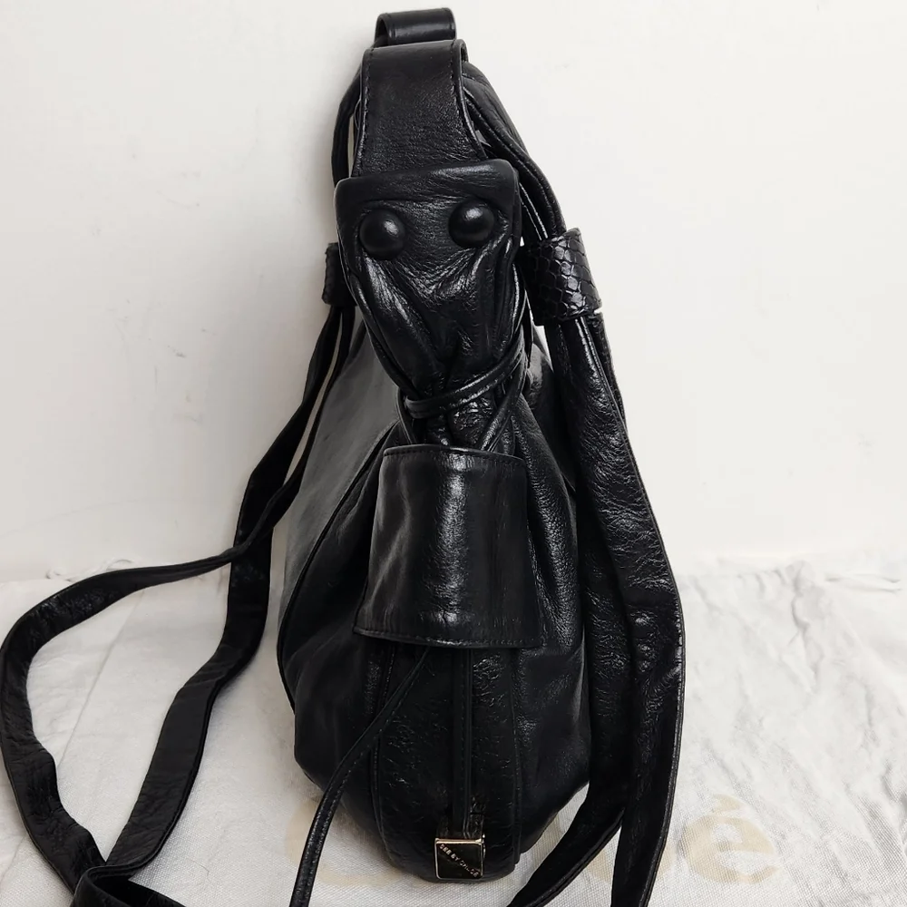 Chloe Snakeskin Leather Bucket Purse - Picture 6 of 15